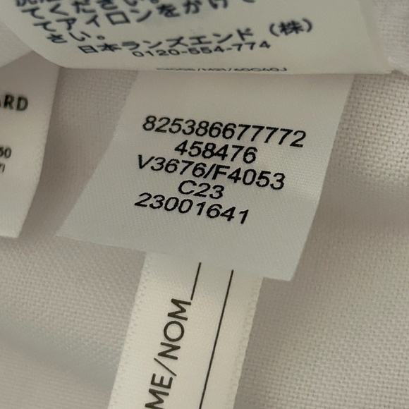 Lands' End School Uniform Short Sleeve Button-Down Oxford Sport Shirt, Size L - Picture 11 of 11